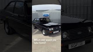 Which one would you take home A Mk2 Ford Escort RS2000 or a Mk2 RS1600i fordescortrs classiccar [upl. by Marguerita716]