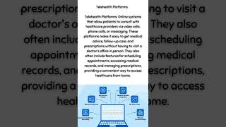 Telehealth Platforms [upl. by Arrac971]