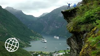 Geirangerfjord Norway Amazing Places [upl. by Nylirak]