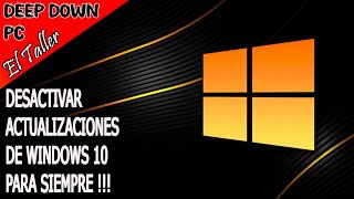 CÓMO DESACTIVAR ACTUALIZACIONES DE WINDOWS 10 PARA SIEMPRE [upl. by Inverson]