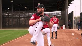 DbacksSpring Training  Pitchers amp Catchers First Workout [upl. by Eidod]