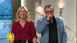 quotGod morgonquot – här brister det direkt för Jenny och Steffo  Nyhetsmorgon TV4 [upl. by Susannah]