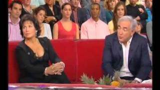 DSK et anne sinclair dans vivement dimanche en 2007 première partie [upl. by Ecidnarb]