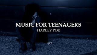 Music for Teenagers  Harley Poe  Lyrics  Sub ESP [upl. by Nomit]