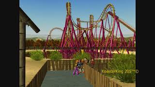 KoasterKing 205s Goudurix  RCT3 [upl. by Boswall]