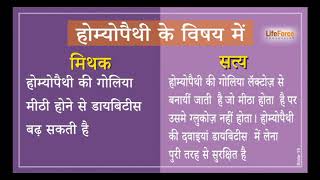 Myths and Facts about Homeopathy  Hindi [upl. by Lema]