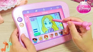 ラプンツェル お絵かき ディズニープリンセス ドリームトイパッド  Coloring Rapunzel Disney Kids Tablet [upl. by Jung]