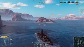 WoWS World of Warships Dunkerque B Ranked Battles [upl. by Moshell943]