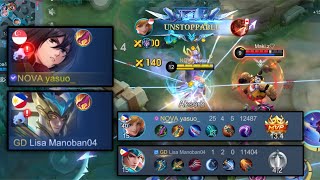 FANNY HYPER CARRY MY TEAMMATE TROLLS IN RANK GAME 2 RETRIBUTIONS  MLBB [upl. by Norrahc]