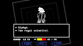 Alphys Fight  PSOutertale Genocide Final Boss  Ending [upl. by Harvey133]