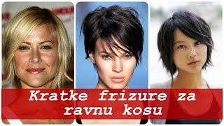 Kratke frizure za ravnu kosu [upl. by Ingra]