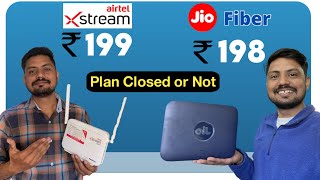 Jio Fiber and Airtel Xstream Fiber 10 Mbps Plan Discontinue in 2024  कैसे अप्लाई करें [upl. by Ellerehc523]