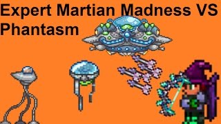 Terraria  Expert Martian Madness VS Phantasm [upl. by Rednave]