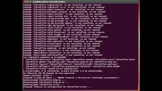 1 Desinstalar LibreOffice de Ubuntu [upl. by Bassett]