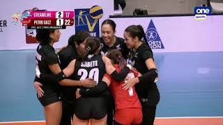 Aiza MaizoPontillas CONTINUES HITS to force set 5 vs Creamline  2024 PVL ALLFILIPINO CONFERENCE [upl. by Idham]