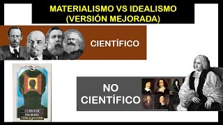 Materialismo vs Idealismo Versión mejorada [upl. by Anialeh824]