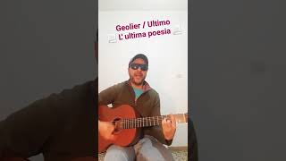 L ULTIMA POESIA  Cover con accordi GEOLIER e ULTIMO [upl. by Kenta]