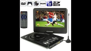 how to connect the portable dvd player to set top box or TV set by tkp [upl. by Emile]