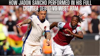 Jadon Sanchos Chelsea Debut DISASTER What Went Wrong [upl. by Brote]