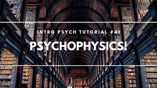 Psychophysics Intro Psych Tutorial 41 [upl. by Romalda412]