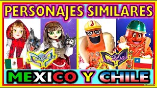 ¿QUIEN ES LA MASCARA  PERSONAJES SIMILARES  MÉXICO Y CHILE [upl. by Llertal]