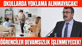 Okullarda yoklama alınmayacak Devamsızlık işlenmeyecek E okul ne zaman kapanacak 2024 [upl. by Alyehs]