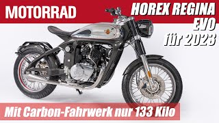 Horex Regina EVO EdelRetro aus Carbon [upl. by Snow]