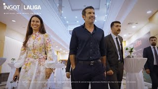 INGOT Brokers  LALIGA  Event in Erbil with Luis Figo [upl. by Thibault]