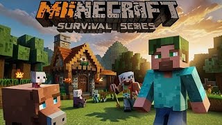 Minecraft Survival Series Surviving from Zombies 😦279366Survival Series 🔥Real Gamer Yt Pro ❤️ [upl. by Rubel40]