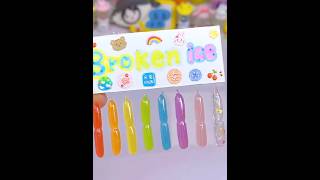 Broken Ice💔🧊 Ice lolly 𓋛Diy ice lolly ꒷꒦꒷꒦꒷ Yummy🤤 Try it Miniature Ice lollydiy shorts [upl. by Chandos]