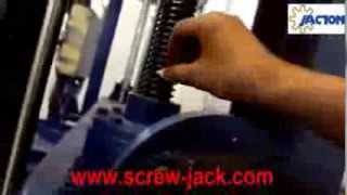 working of electrical screw jack actuatormotor driven jack screwelectric worm gear screw jack lift [upl. by Stutsman]