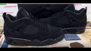 Where To Purchase Air Jordan 4 Black Cat [upl. by Haneeja675]