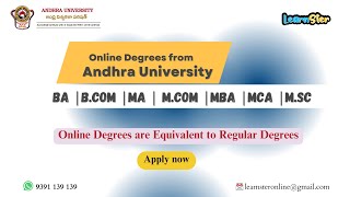 Andhra University Online [upl. by Oneladgam864]