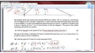 CIE Mechanics 1 Paper 4 code 970941 OctNov 2012 Exam Solutions [upl. by Rednirah791]