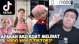 Mencoba NAMATIN 1000 Video TikTok [upl. by Lednahc634]