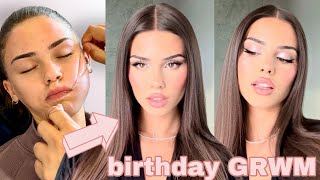 glow up amp GRWM for my birthday [upl. by Rolyks344]