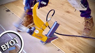 Engineered Hardwood Floor Install  TOP Pro Tips [upl. by Nirrak]