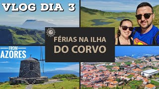 VLOG 3  FÉRIAS NA ILHA DO CORVO  Azores  Açores [upl. by Annaet]