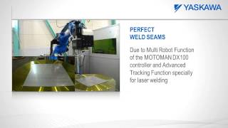 Motoman robot for remote laser welding applications [upl. by Lorri876]