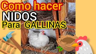 ✅Nidos para GALLINAS 🪹🐔Nidales Gallinas GORDITAS  MiPequeñaGranjitaTrejoEs [upl. by Aubrie740]