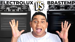 BRASTEMP ou ELECTROLUX  OS DOIS MELHORES FOGÃ•ES COM MESA DE VIDRO COMPARATIVO [upl. by Nivlac]