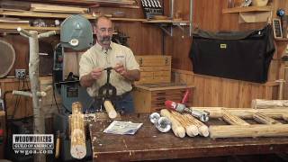 Woodworking Project Tips  Making Rustic Furniture  The Basics [upl. by Eisaj]