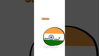 Indecisive India Original PolandballOfficialYT fyp countryballs [upl. by Derinna]