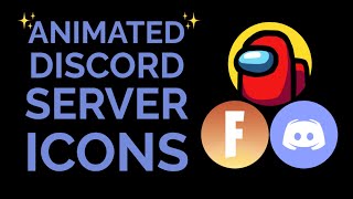 How to Make an Animated Discord Server Icon Free Template [upl. by Austin]