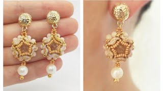 DIY Video Tutorial Orecchini Barbie earrings gioielli 5minuti [upl. by Mullins214]