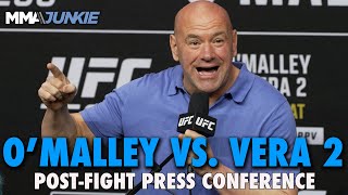 UFC 299 OMalley vs Vera 2 PostFight Press Conference  Sunday 1 am ET [upl. by Nerti441]