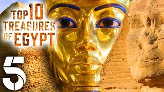 Top 10 Treasures Of Egypt  History Documentary  Channel 5 AncientHistory [upl. by Joellen]