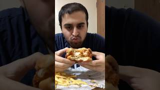 Hot N Fiercy Chicken Fillet Burger Meal from Mak Halal burger chicken fries spicy asmr [upl. by Carita175]