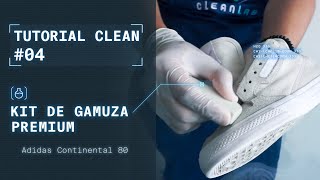 Tutorial Clean 04  Kit Gamuza Premium  Como limpiar zapatillas de gamuza [upl. by Aikyt619]