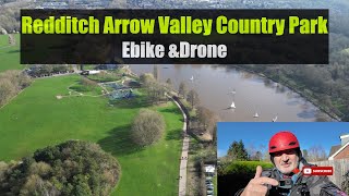 Redditch Arrow Valley Lake Country Park Ebike And Drone [upl. by Yatnohs]